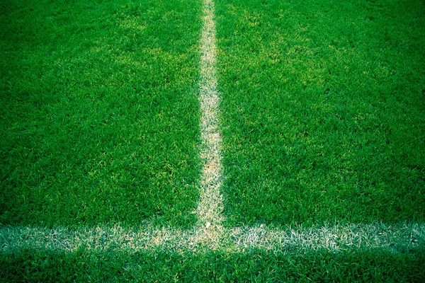 Sport skäl koncept - fotboll pitch (tonas färgbild — Stockfoto