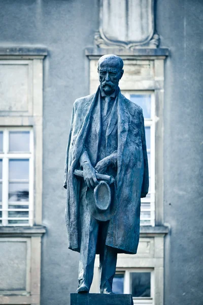 Статуя Томаса Гарріга Масарика. — стокове фото