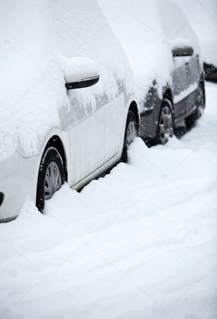 Cars in winter