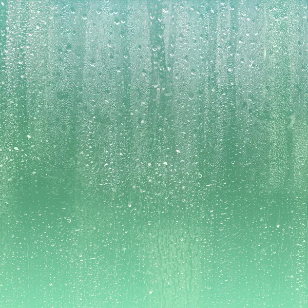 Падіння дощу на склі — стокове фото