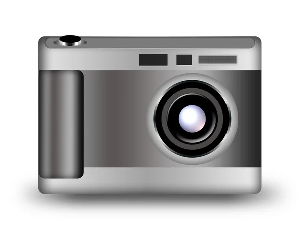 Kamera på vit bakgrund — Stockfoto