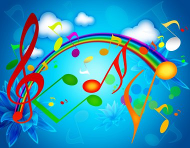 Colorful SUMMER MUSIC WALLPAPERS clipart