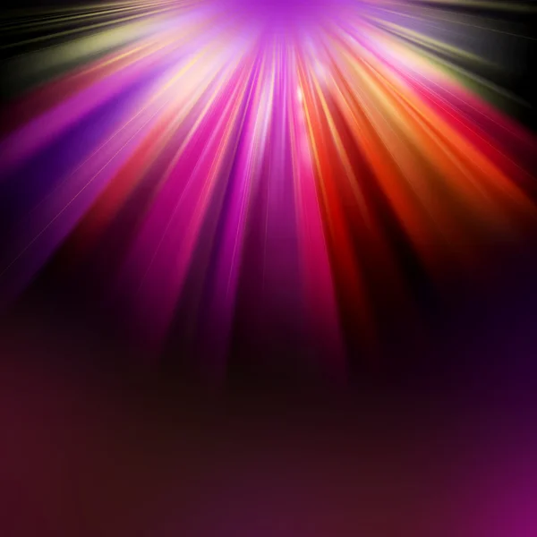 Antecedentes com raios de luz coloridos — Fotografia de Stock