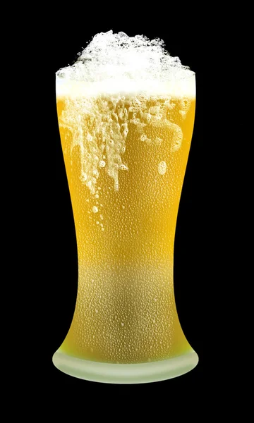 Vidro com cerveja — Fotografia de Stock