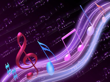 Musical wallpaper clipart