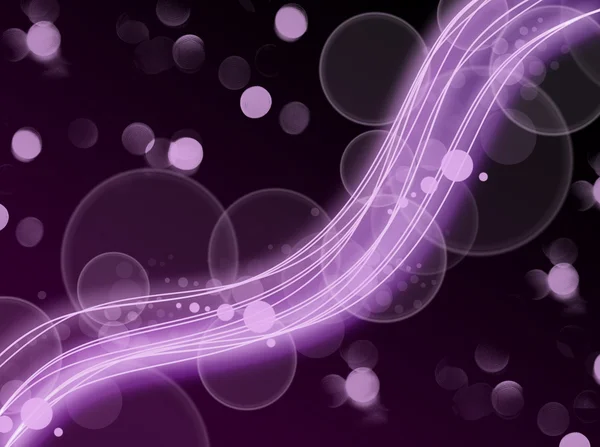 ABSTRACT WALLPAPERS with glowing lines and circles Stock Image