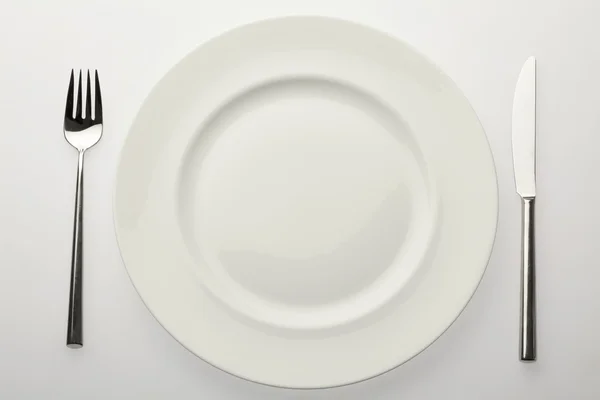 Plain plate — Stock Photo, Image