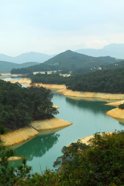 Tai Lam Chung Reservoir a Hong Kong — Foto Stock