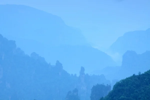 Het landschap in zhangjiajie — Stockfoto