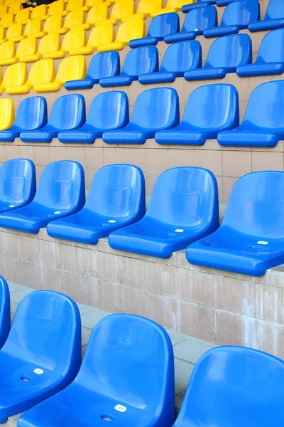 Sedili stadio — Foto Stock