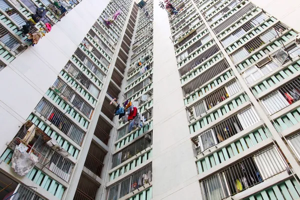 パックされた香港の公共住宅 — ストック写真