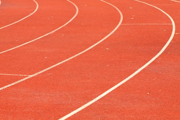 stock image Running track lanes for athletes