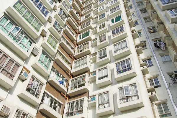 Bloki mieszkalne w Hong Kongu — Zdjęcie stockowe