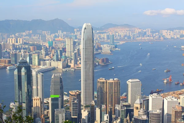 Hong Kong vista à hora do dia — Fotografia de Stock