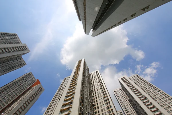 Bloques de apartamentos de Hong kong — Stockfoto