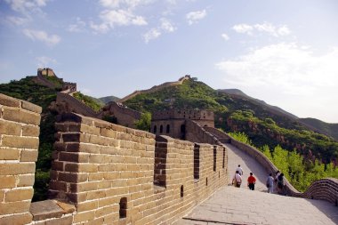 The Great Wall in Beijing, China clipart