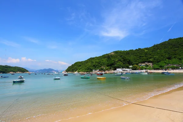 Praia em Hong Kong à hora do dia — Fotografia de Stock