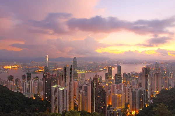 Hong Kong sunrise — Stock Photo, Image