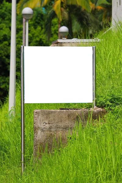 Prázdné billboard v krajině — Stock fotografie
