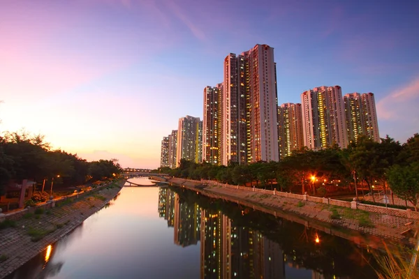 Distrito de Tin Shui Wai, Hong Kong . — Fotografia de Stock