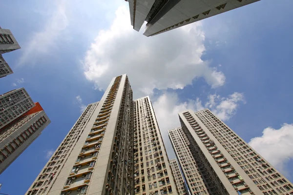 Hong kong trångt bostäder — Stockfoto