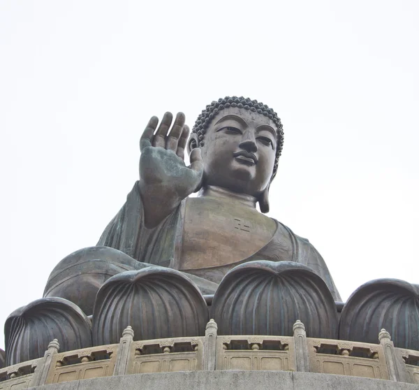 Il grande Buddha nell'isola di Hong Kong Lantau — Foto Stock