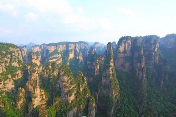 Landscape in Zhangjiajie of China