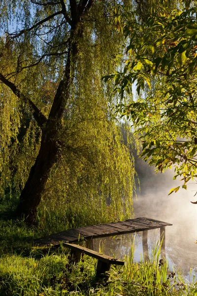 stock image Old fishing platform