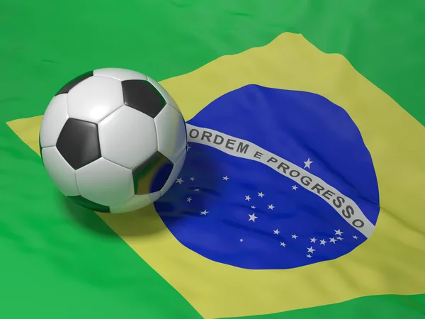 Brasilianischer Fußball — Stockfoto