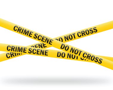 Crime scene tape clipart