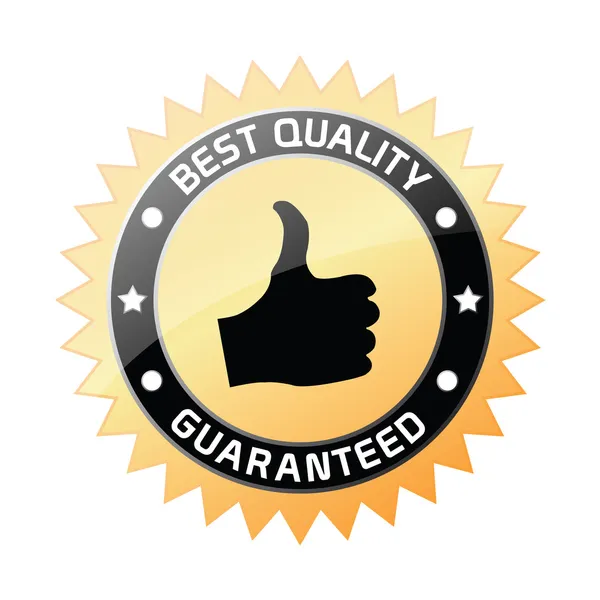 Meilleur label de qualité — Image vectorielle
