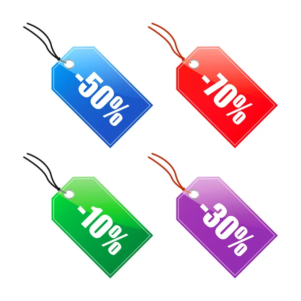 Price tags — Stock Vector