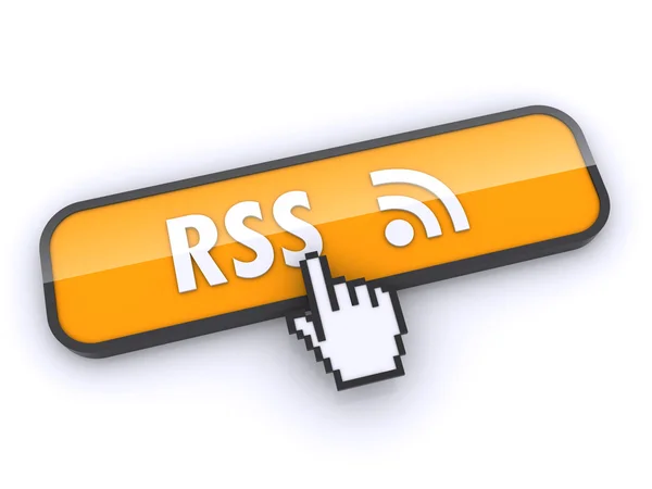 Rss button — Stock Photo, Image