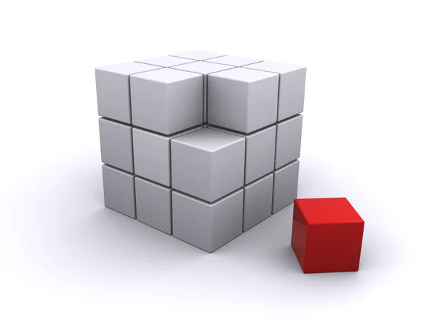 Abstract cube — Stock Photo, Image