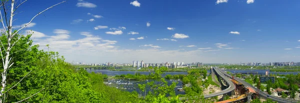 stock image Panorama of Kiev city