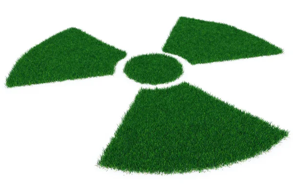 Símbolo de radiación de hierba —  Fotos de Stock