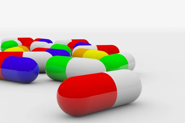 stock image Colorful pills