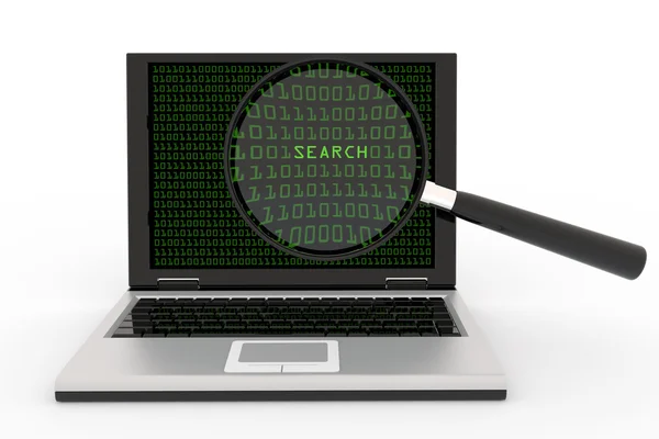 Concept of online security and investigation. — Stock Photo, Image