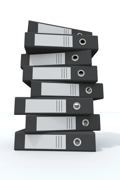 Stack of archive folders — Stock Photo, Image