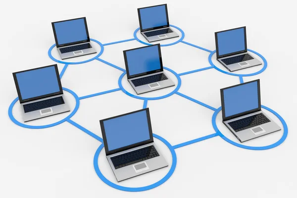 Computer network. — Stock Photo, Image