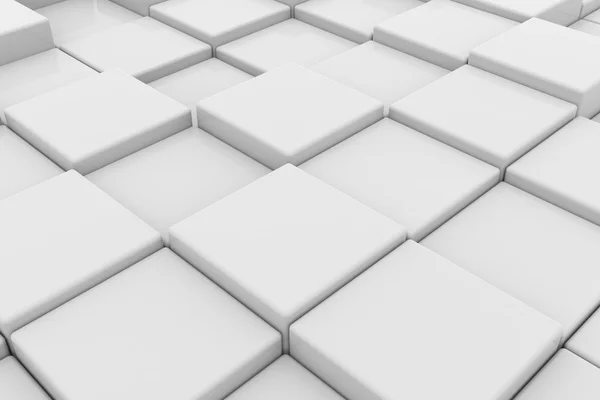 Cubos brilhantes brancos — Fotografia de Stock