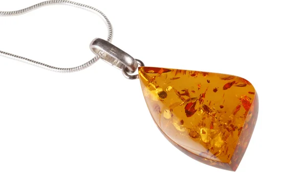 stock image Amber pendant