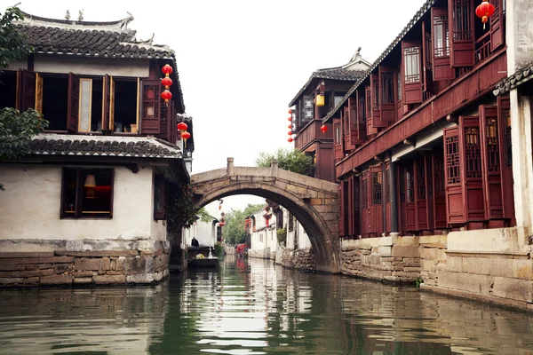 Suzhou-csatorna Jogdíjmentes Stock Képek