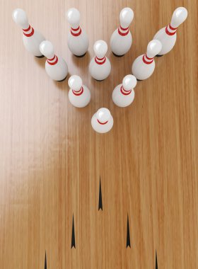 Bowling Pins clipart