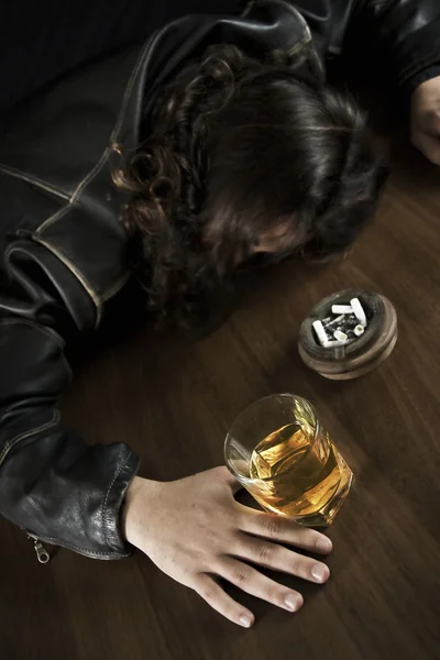 Пьяный человек — стоковое фото