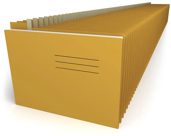Plik folderów — Zdjęcie stockowe