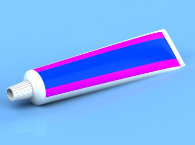 3d rendered toothpaste clipart