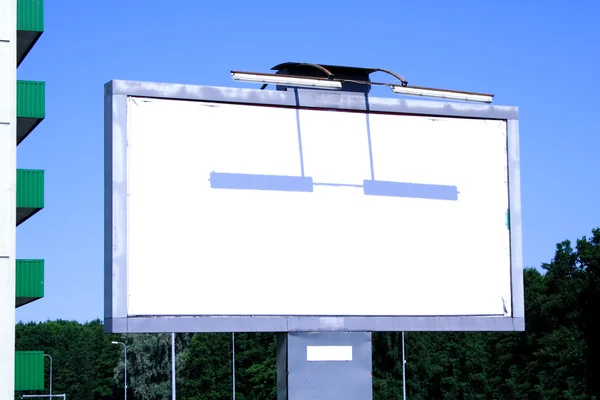 Foto van outdoor reclame billboard zonder commertial — Stockfoto