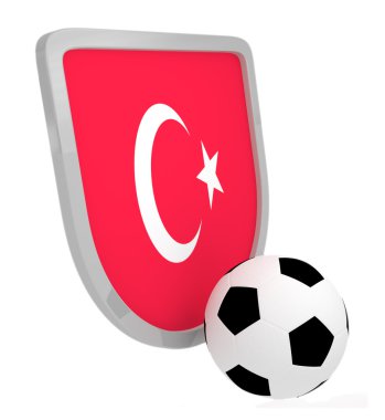 Türkiye'de kalkan futbol izole