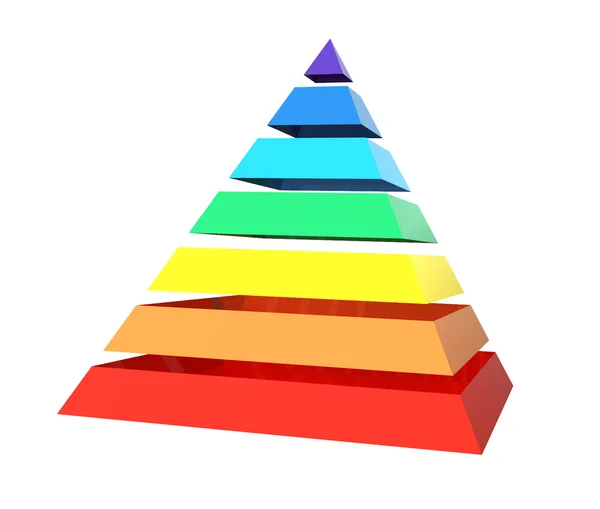 Pyramid, hierarchy leader abstract 3d concept — Stock Photo © borzaya ...